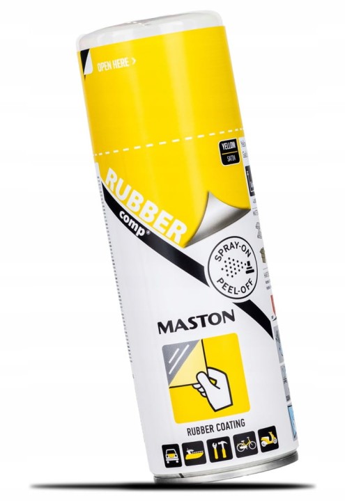 MASTON RUBBER COMP GUMA W SPRAYU 400ML ŻÓŁTA SATYNA YELLOW SATIN