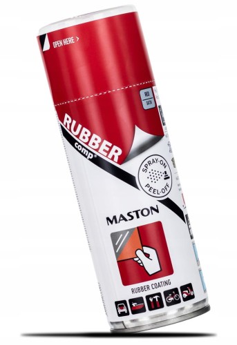 MASTON RUBBER COMP GUMA W SPRAYU 400ml CZERWONA SATYNA