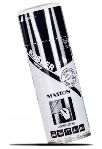 MASTON RUBBER COMP GUMA W SPRAYU 400ML GUNMETAL CIEMNY SZARY DO FELG SATYNA