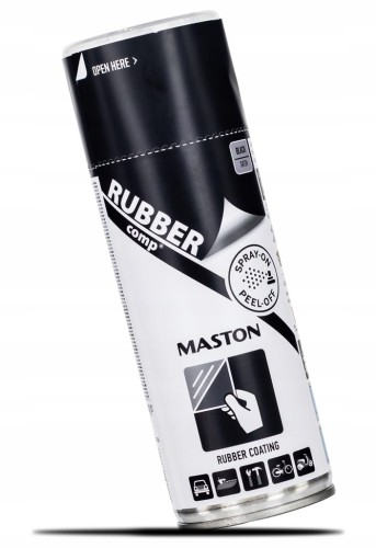 MASTON RUBBER COMP GUMA W SPRAYU 400ml CZARNY SATYNA