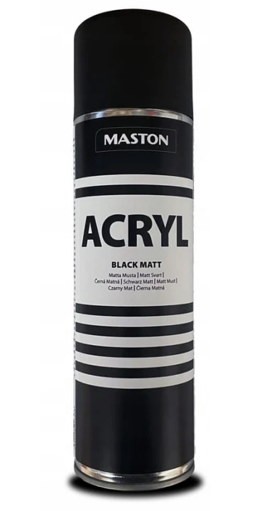 MASTON LAKIER W SPRAYU CZARNY MAT 500ML