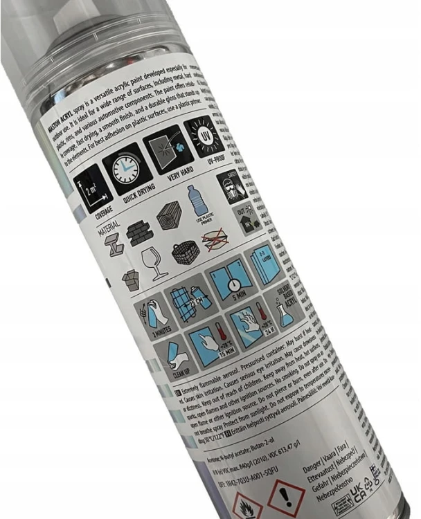 MASTON LAKIER W SPRAYU CZARNY MAT 500ML