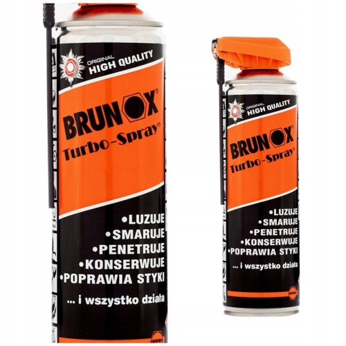 BRUNOX TURBO TANK 500ml UNIWERSALNY SMAR LUZUJE KONSERWUJE