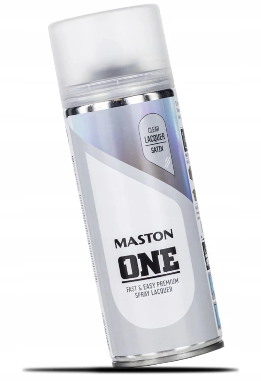 LAKIER BEZBARWNY SATYNA PÓŁMAT KLAR MASTON ONE 400ml