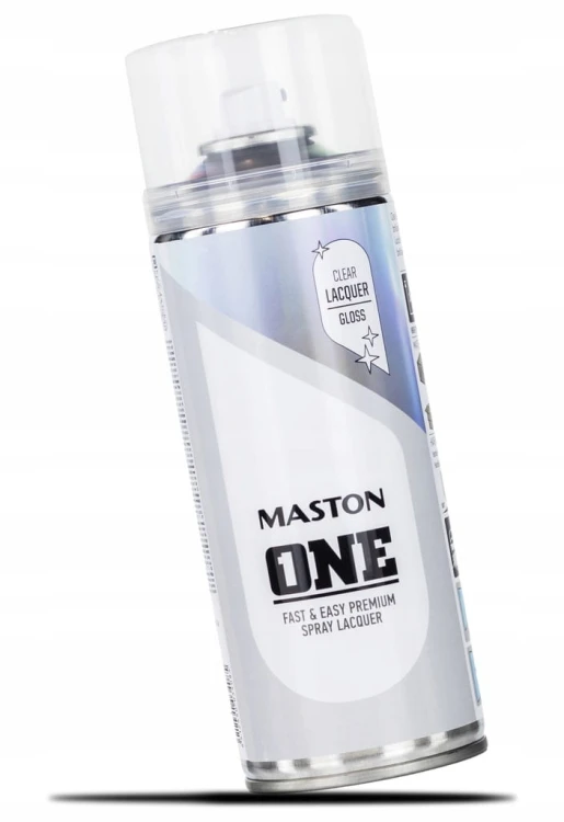 MASTON ONE 400ml LAKIER BEZBARWNY POŁYSK KLAR