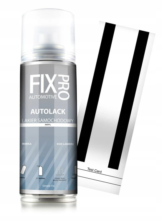 FixPro LAKIER SAMOCHODOWY SPRAY 200ml KAŻDY KOLOR WSZYSTKIE MARKI