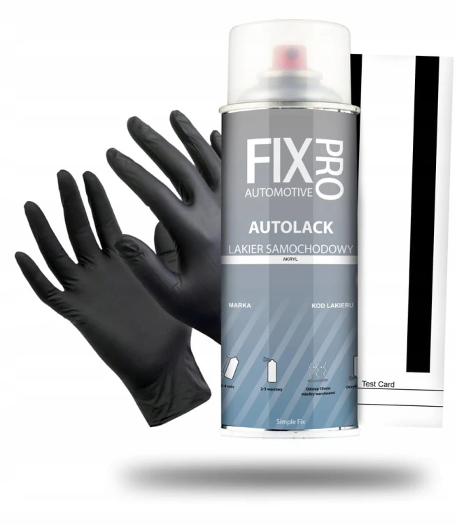 FixPro LAKIER SAMOCHODOWY SPRAY KAŻDY KOLOR WSZYSTKIE MARKI