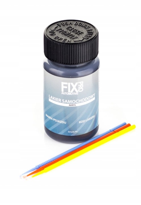 FixPro LAKIER SAMOCHODOWY ZAPRAWKA 50ml KAŻDY KOLOR WSZYSTKIE MARKI