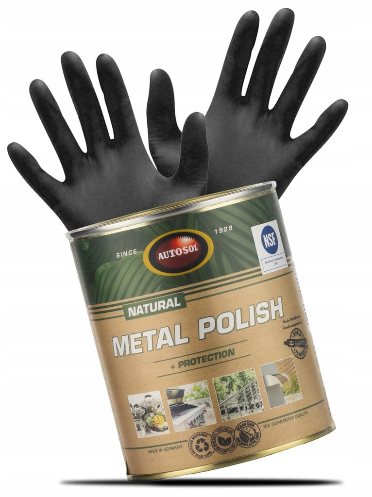 AUTOSOL NATURAL METAL POLISH - EKOLOGICZNA PASTA POLERSKA DO METALU 750ML