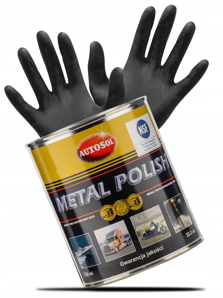 AUTOSOL METAL POLISH PASTA POLERSKA DO METALU 750ML