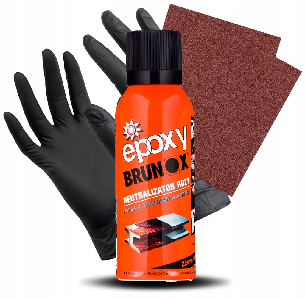 BRUNOX EPOXY 150ML SPRAY NEUTRALIZATOR ODRZEWIACZ PODKŁAD EPOKSYDOWY