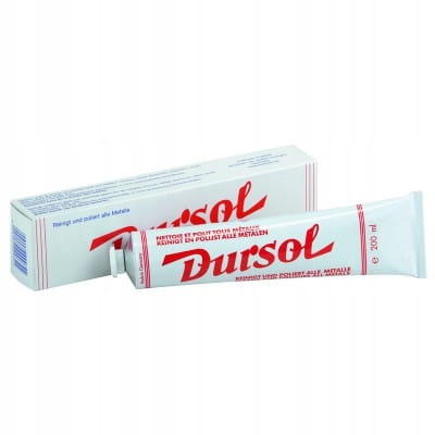 DURSOL METAL POLISH PASTA POLERSKA DO METALU 200G