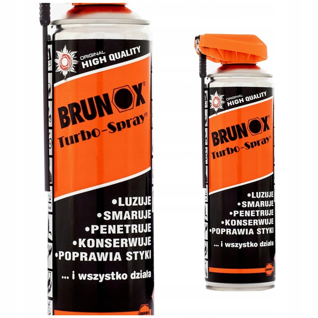 BRUNOX TURBO TANK 500ml UNIWERSALNY SMAR LUZUJE KONSERWUJE