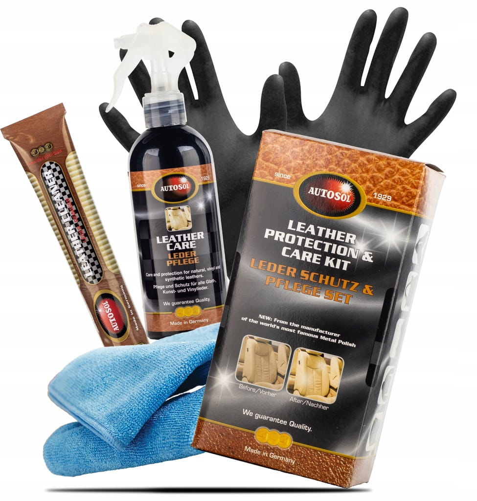 AUTOSOL LEATHER PROTECTION KIT - ZESTAW DO CZYSZCZENIA I PIELĘGNACJI SKÓRY