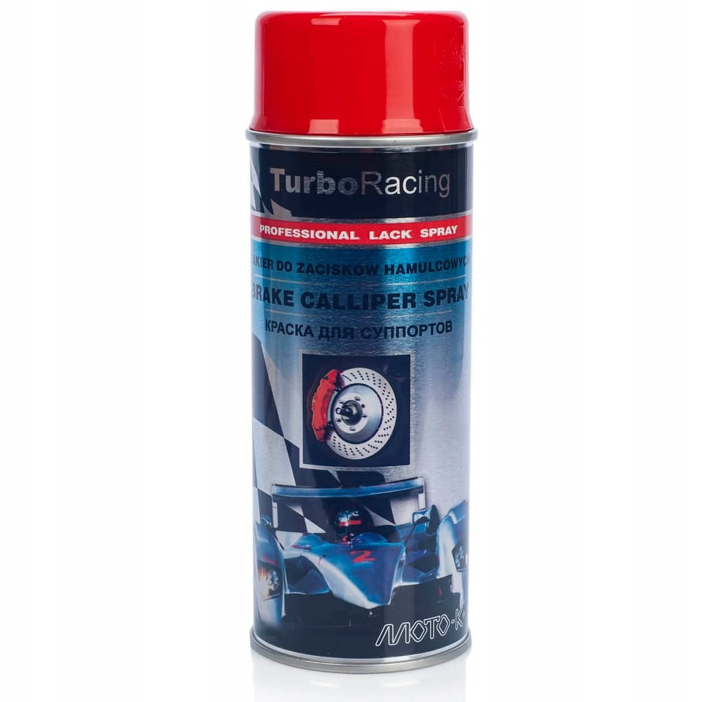 CZERWONY LAKIER FARBA ZACISKÓW HAMULCOWYCH SPRAY 400ml