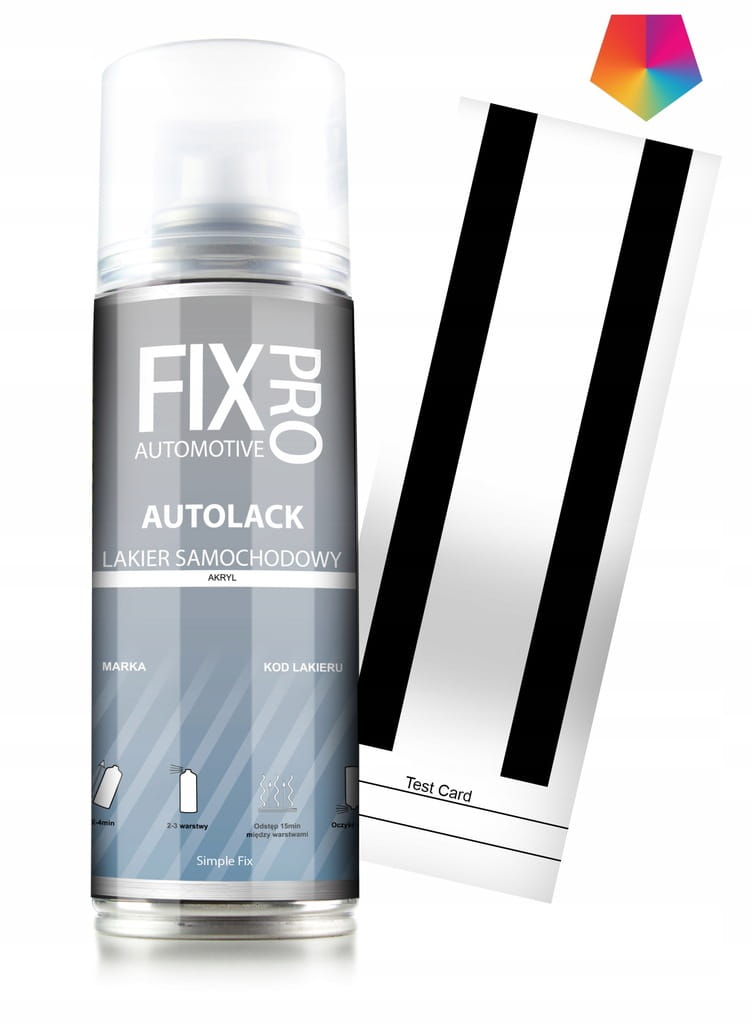 FixPro LAKIER SAMOCHODOWY SPRAY 200ml KAŻDY KOLOR WSZYSTKIE MARKI