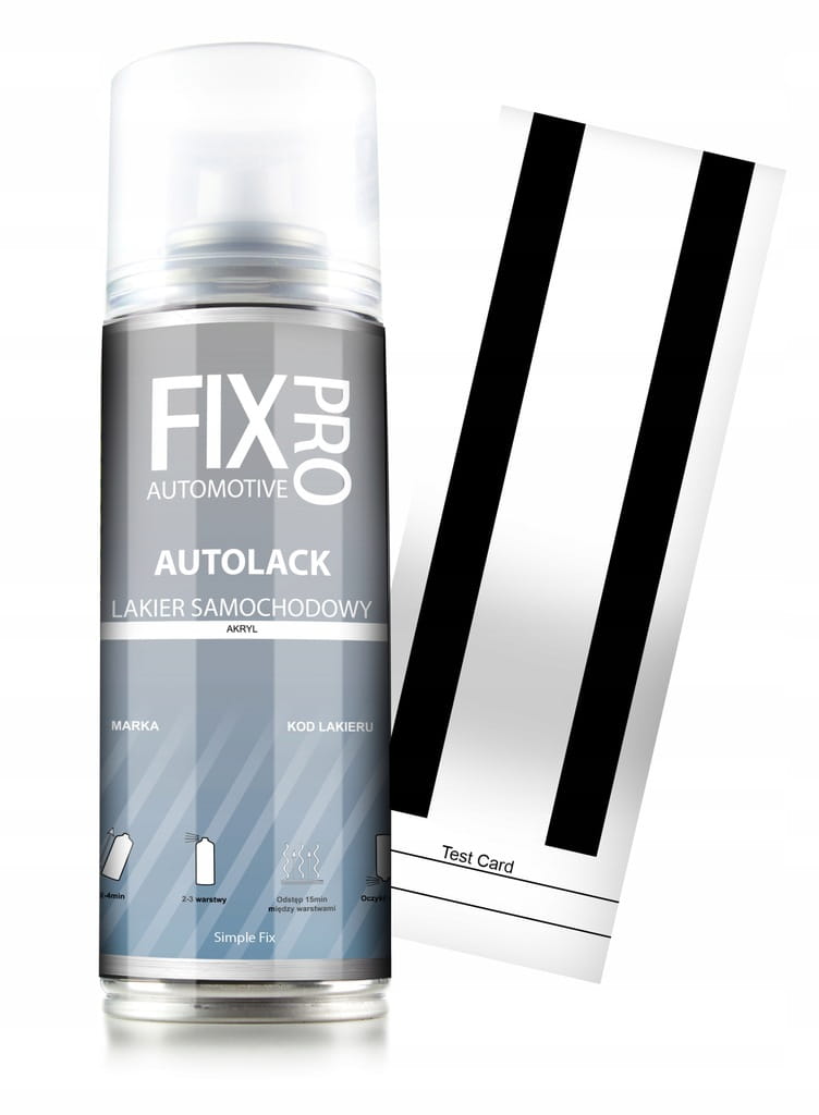 FixPro LAKIER SAMOCHODOWY SPRAY 200ml KAŻDY KOLOR WSZYSTKIE MARKI